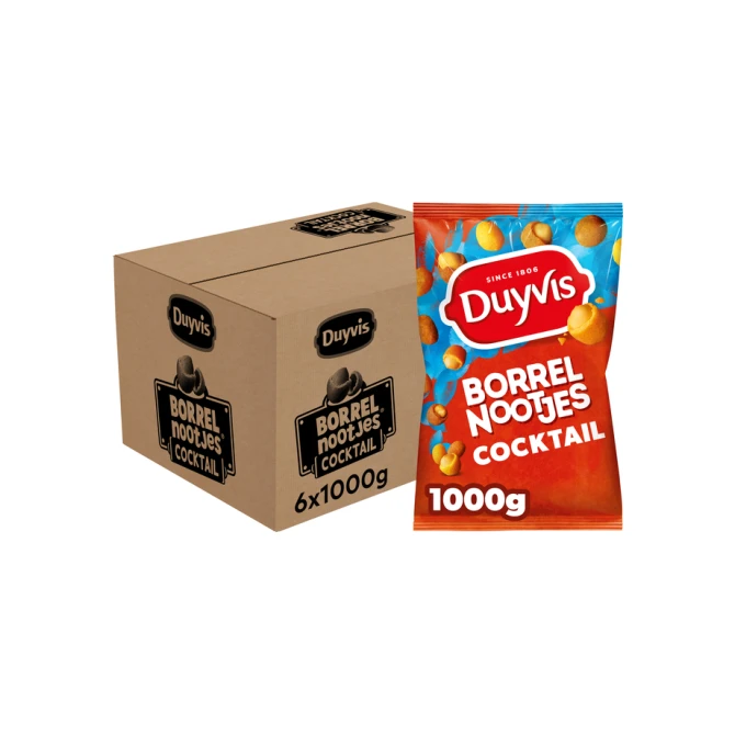 Borrelnootjes Duyvis cocktail zak 1000 gram