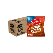 Borrelnootjes Duyvis cocktail zak 275gr Borrelnootjes Duyvis cocktail zak 275gr