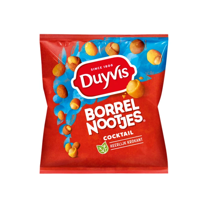 Borrelnootjes Duyvis cocktail zak 275gr