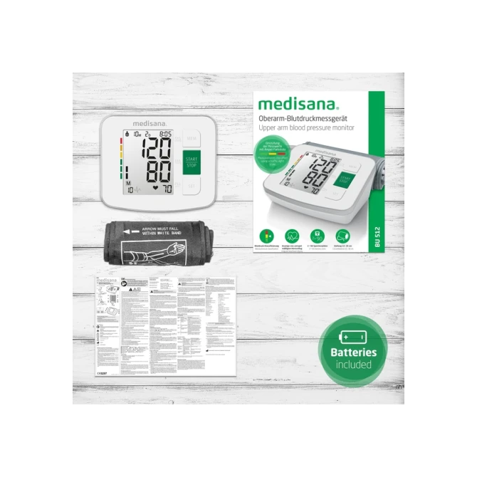 Bovenarmbloeddrukmeter Medisana BU 512