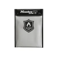 Brandwerende en waterbestendige documententas MasterLock 28x38cm