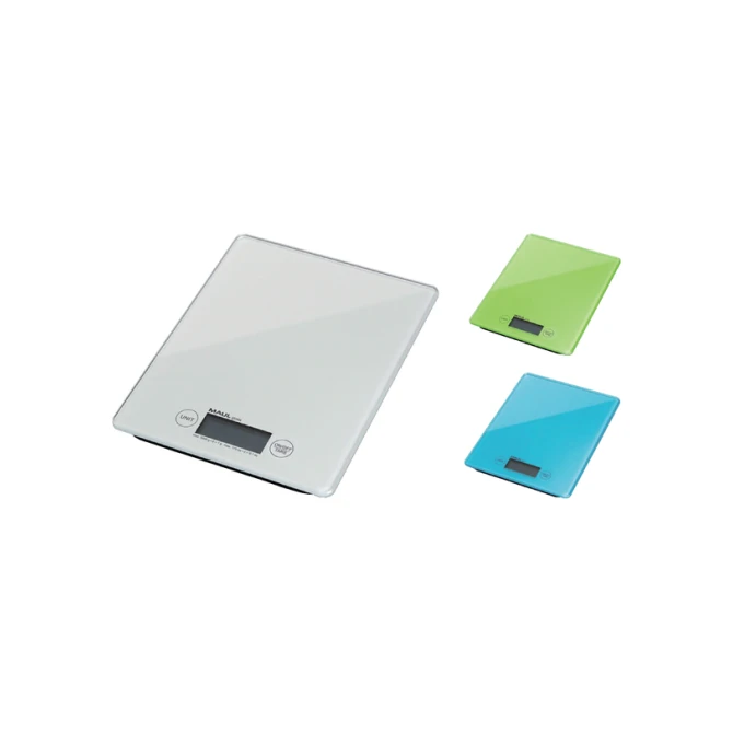 Briefweger MAUL Gloss tot 5000 gram glazen plateau inclusief batterij wit