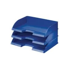 Brievenbak Leitz Plus A4 maxi dwars blauw Brievenbak Leitz Plus A4 maxi dwars blauw