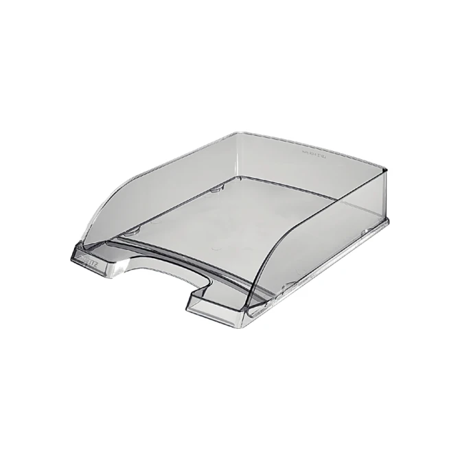 Brievenbak Leitz Plus A4 transparant rookglas