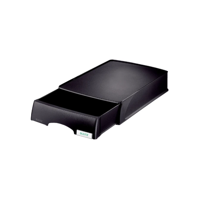 Brievenbak Leitz Plus met lade A4 maxi zwart
