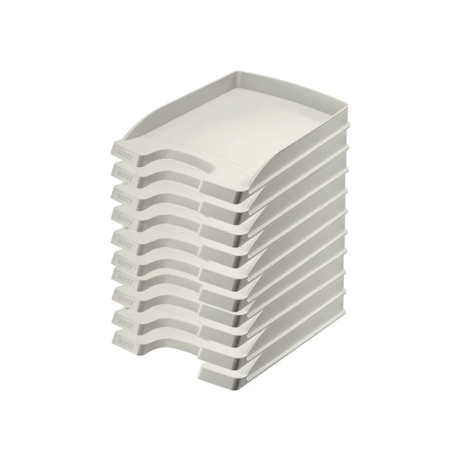 Brievenbak Leitz Plus Slim A4 grijs