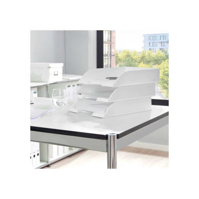 Brievenbak Leitz Plus standaard A4 wit