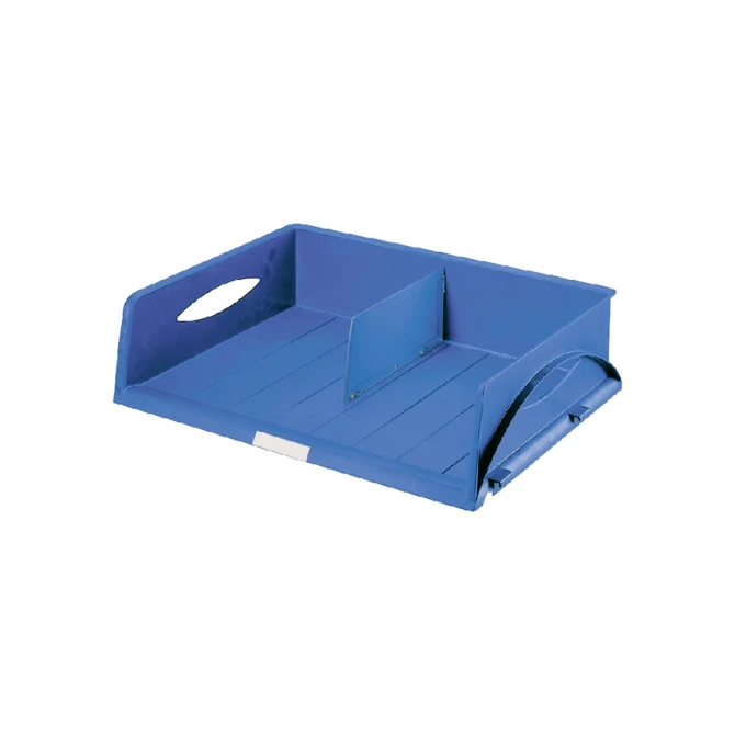 Brievenbak Leitz Sorty Jumbo A3 dwars blauw