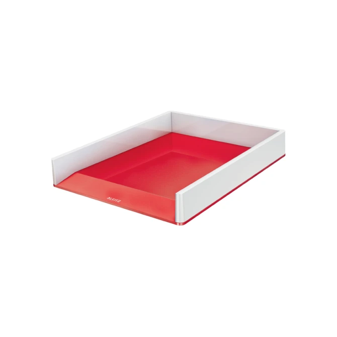 Brievenbak Leitz WOW A4 wit/rood