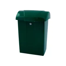 Brievenbus Vepa Bins met klep kunststof groen