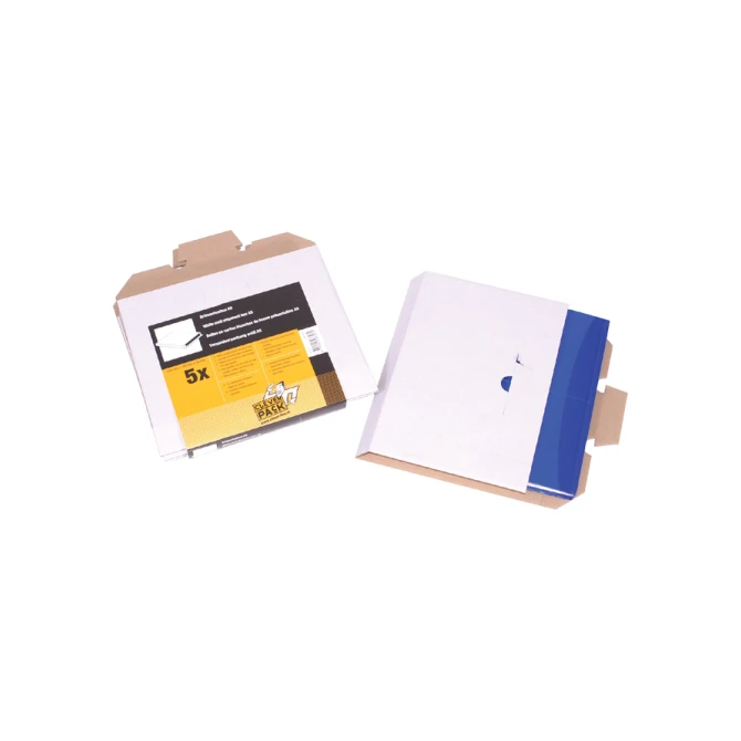Brievenbusbox CleverPack A5 230x160x26mm karton wit pak à 5 stuks