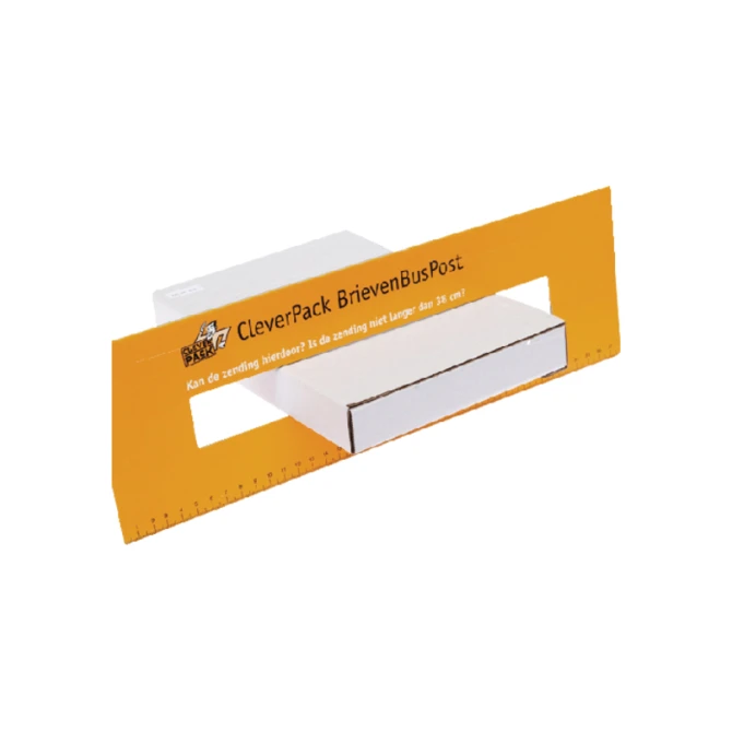 Brievenbusbox CleverPack A5 230x160x26mm karton wit pak à 5 stuks