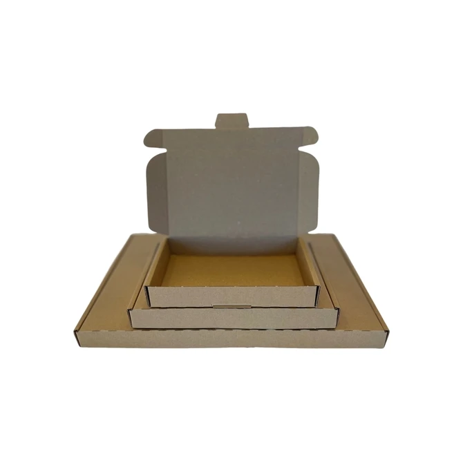 Brievenbusbox IEZZY A4 360x255x26mm karton bruin