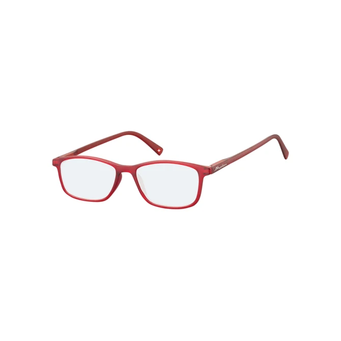 Bril  Montana +0.00 dpt blue light filter rood