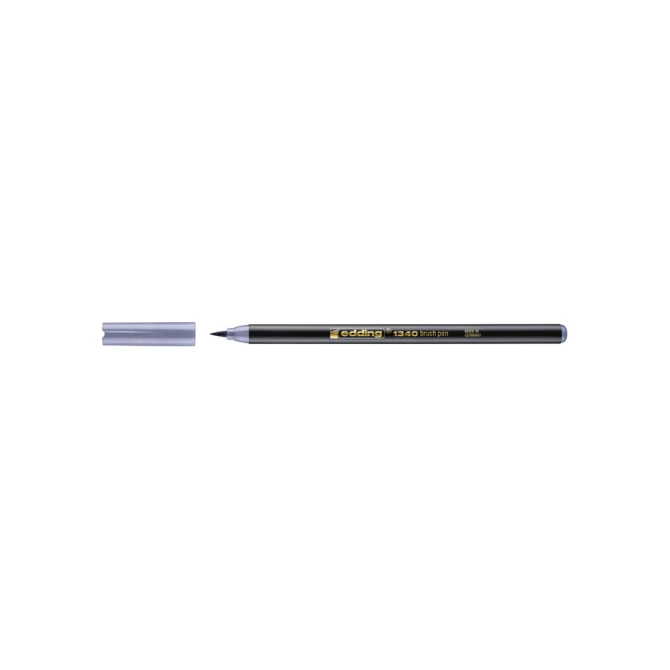 Brushpen edding 1340 zilvergrijs