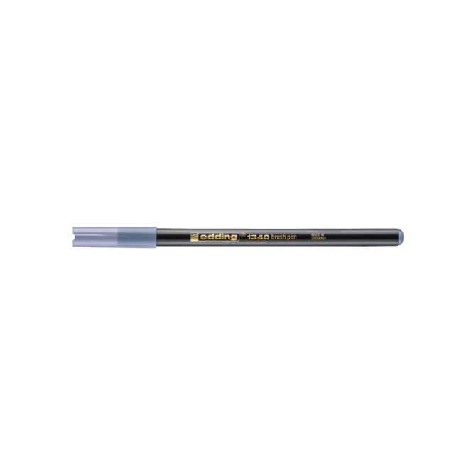 Brushpen edding 1340 zilvergrijs