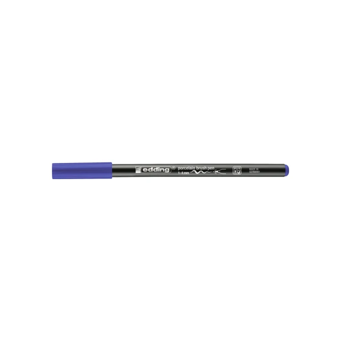 Brushpen edding 4200 porselein blauw
