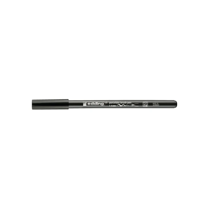 Brushpen edding 4200 porselein zwart