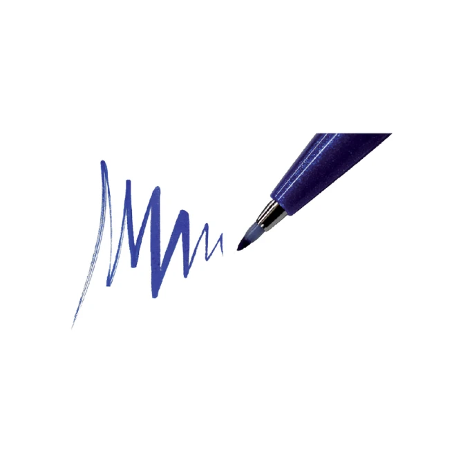 Brushpen Pentel SES15C Sign Artist standaardkleuren assorti 12 stuks