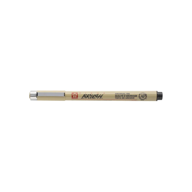 Brushpen Sakura Pigma Brush zwart