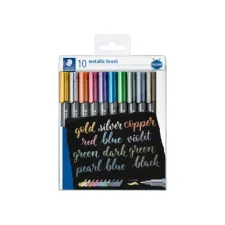 Brushpen Staedtler metallic etui à 10 kleuren
