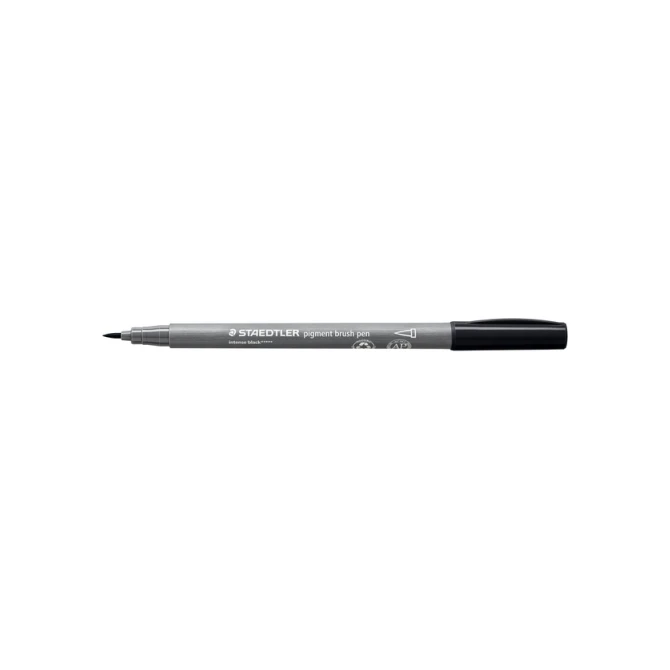 Brushpen Staedtler PigmentArts Intens zwart 1.0mm
