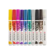 Brushpen Talens Ecoline set à 10 stuks handlettering Brushpen Talens Ecoline set à 10 stuks handlettering