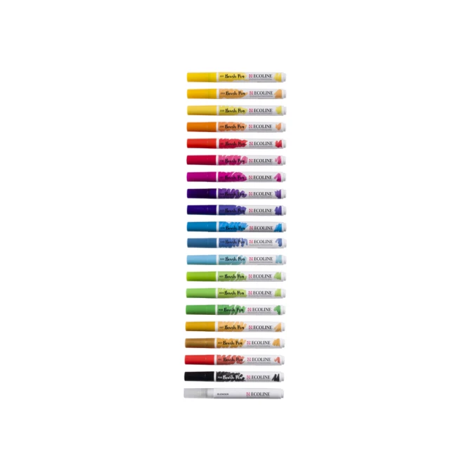 Brushpen Talens Ecoline set à 20 stuks landschap