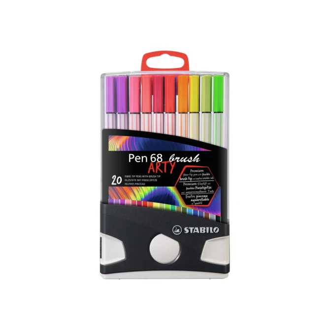 Brushstift STABILO Pen 568/20 Arty assorti set à 20 stuks