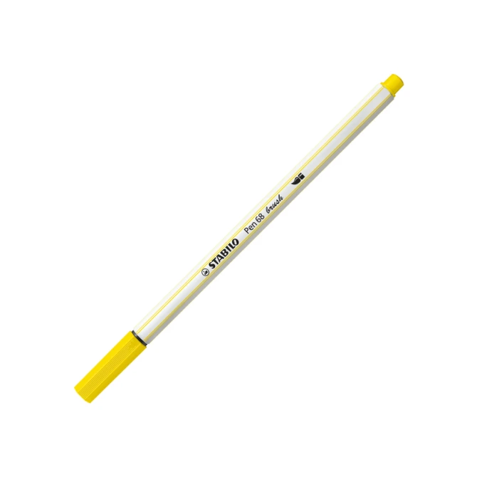 Brushstift STABILO Pen 568/24 citroengeel