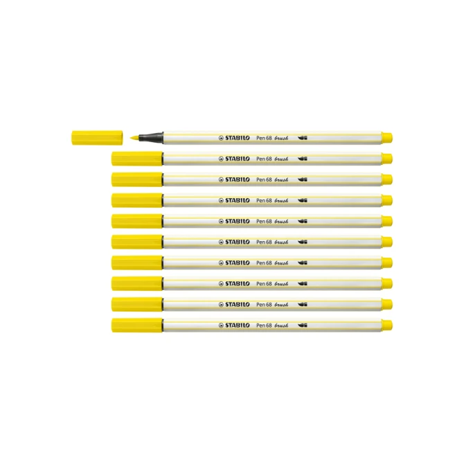 Brushstift STABILO Pen 568/24 citroengeel