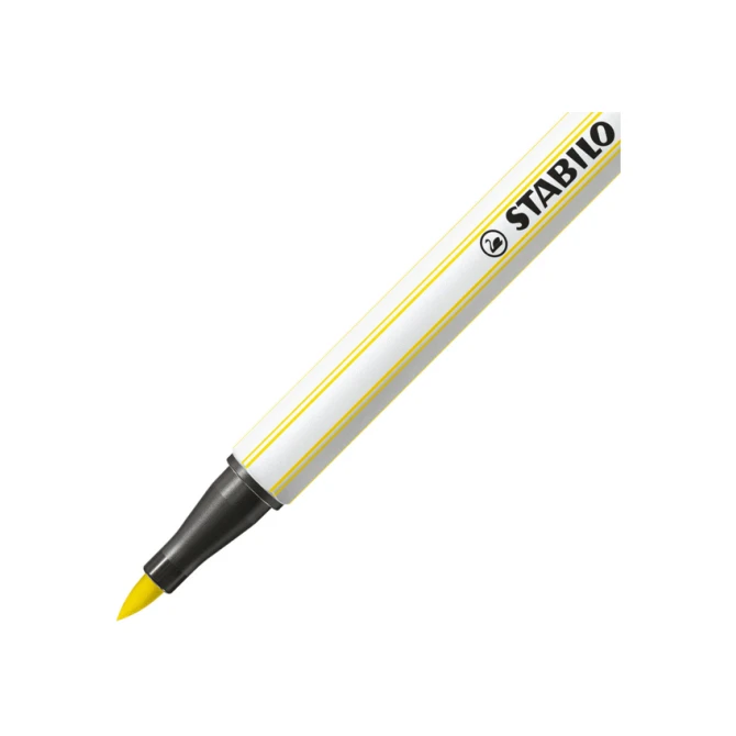 Brushstift STABILO Pen 568/24 citroengeel