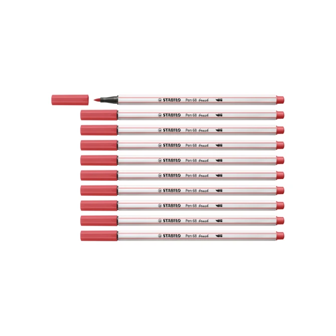 Brushstift STABILO Pen 568/47 roestig rood