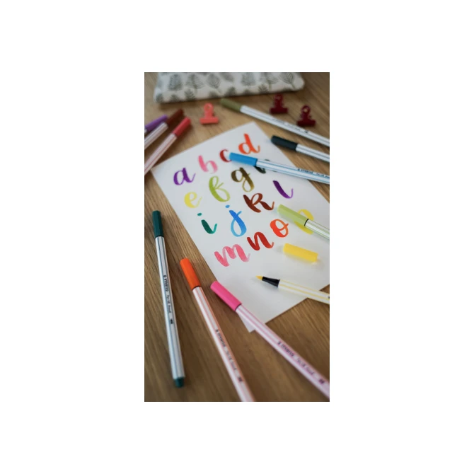 Brushstift STABILO Pen 568/47 roestig rood