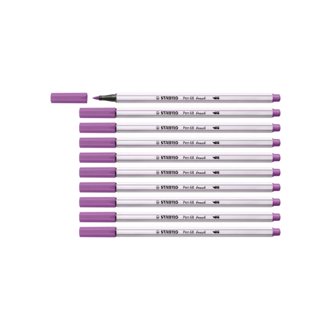 Brushstift STABILO Pen 568/60 pruimenpaars