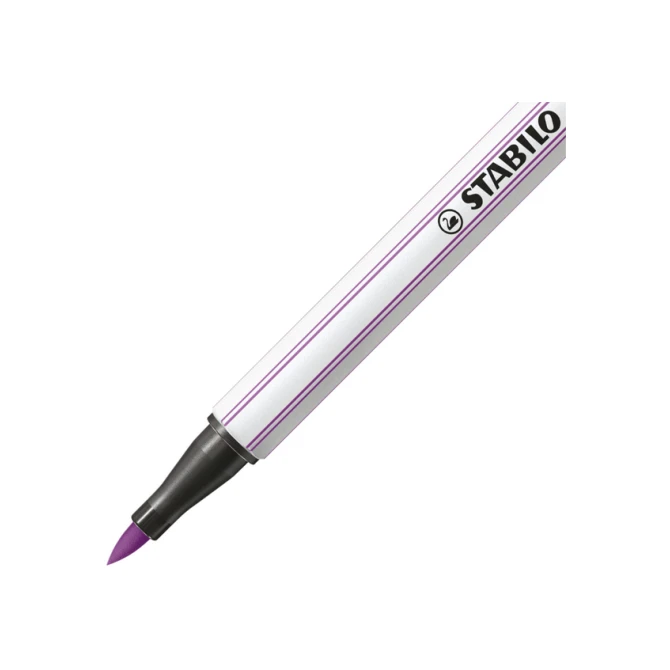 Brushstift STABILO Pen 568/60 pruimenpaars
