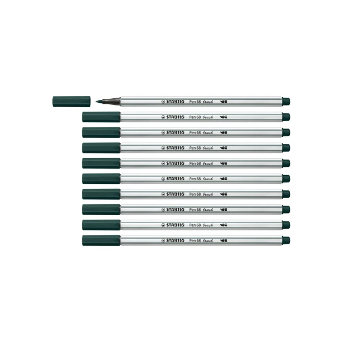 Brushstift STABILO Pen 568/63 aardegroen