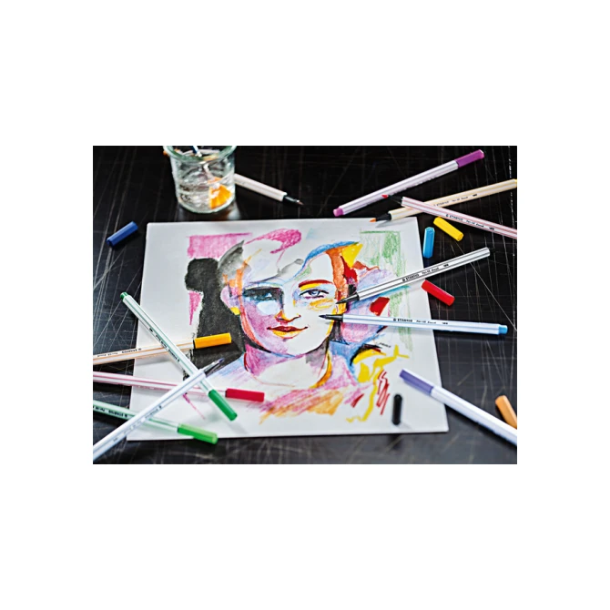Brushstift STABILO Pen 568/63 aardegroen