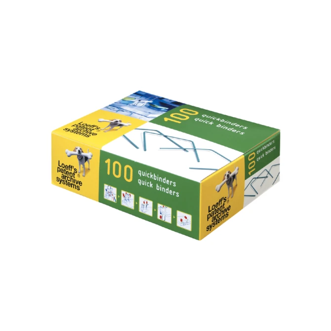 Bundelbeugel Loeff's 1215 Quickbinder 100mm groen 100 stuks