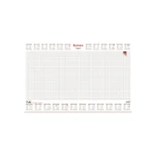 Bureau-onderlegblok 2027 Quantore ruit 56,5X36cm  wit