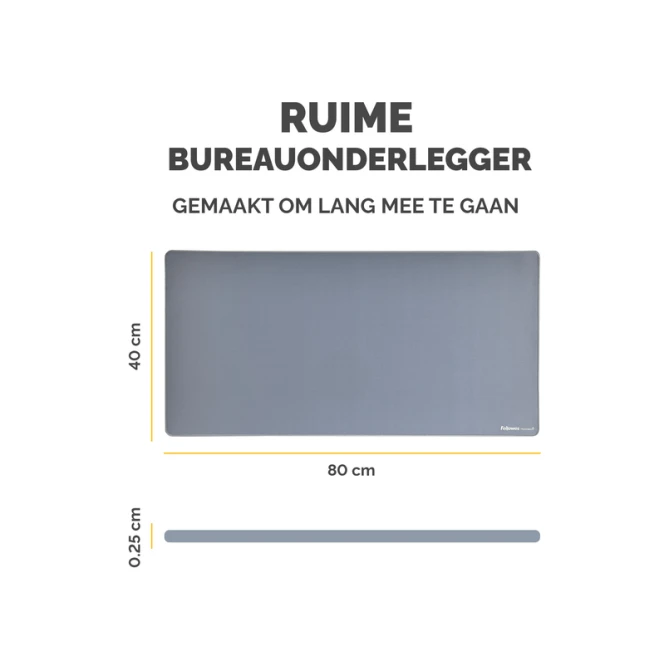 Bureau-onderlegger Fellowes Breyta blauw