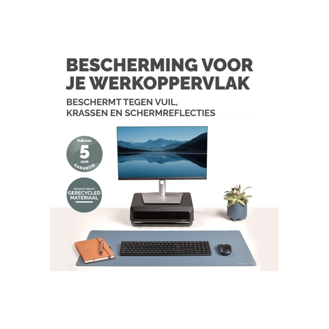 Bureau-onderlegger Fellowes Breyta blauw