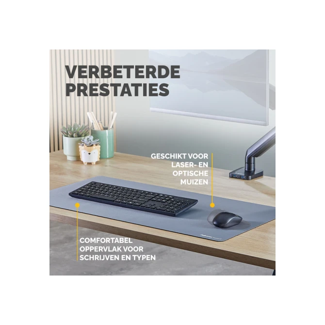 Bureau-onderlegger Fellowes Breyta blauw