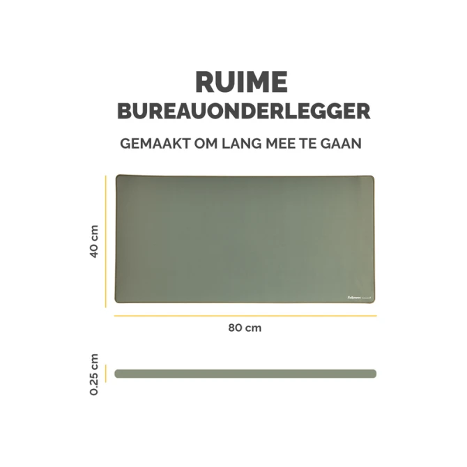 Bureau-onderlegger Fellowes Breyta saliegroen