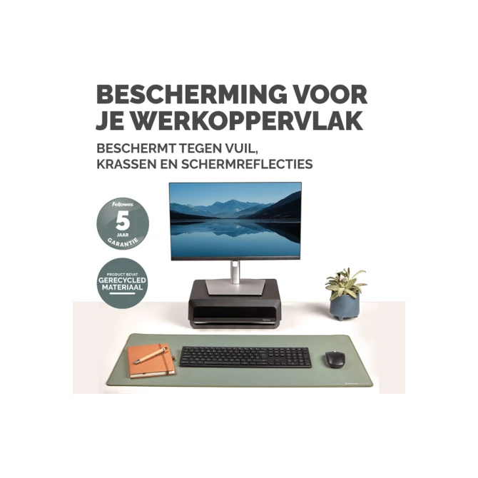 Bureau-onderlegger Fellowes Breyta saliegroen