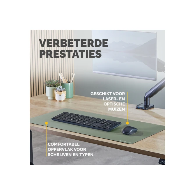 Bureau-onderlegger Fellowes Breyta saliegroen
