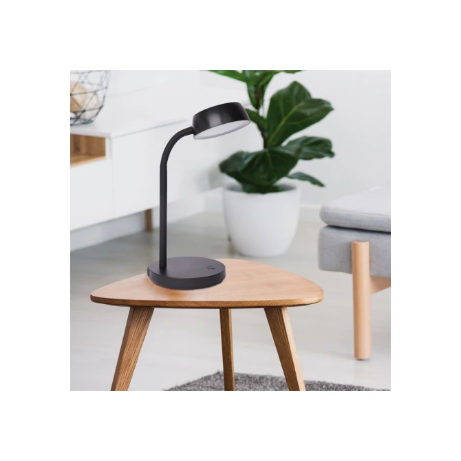 Bureaulamp MAUL Abby LED op voet zwart