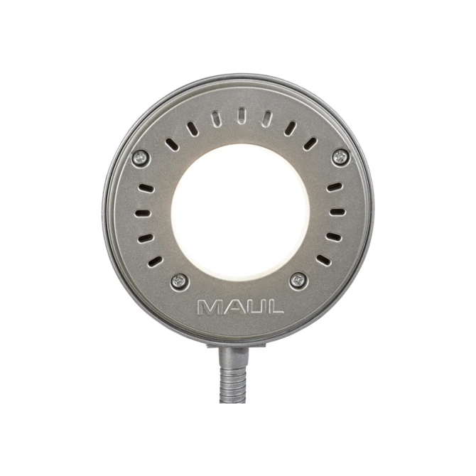Bureaulamp MAUL Arc LED zilver