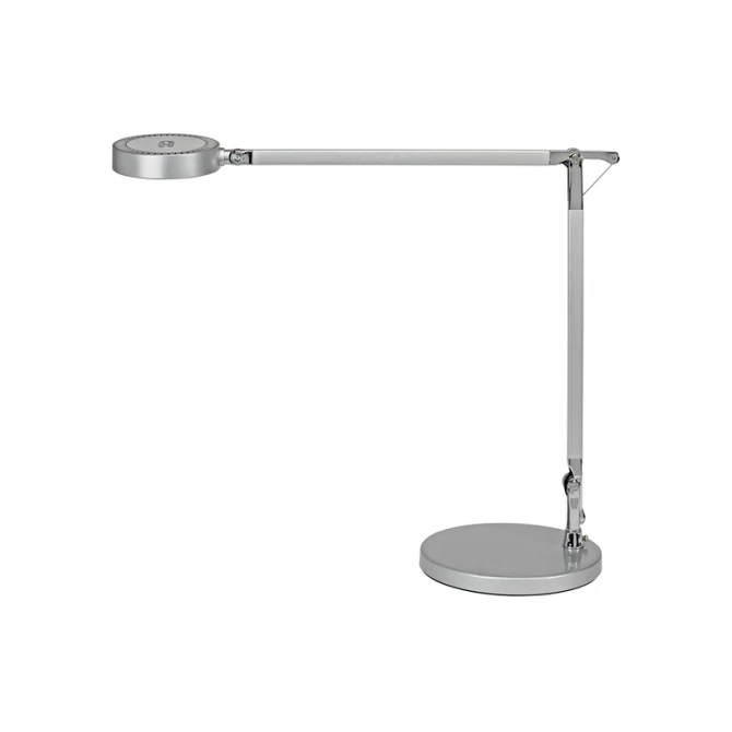 Bureaulamp MAUL Grace LED voet dimbaar colour vario zilver