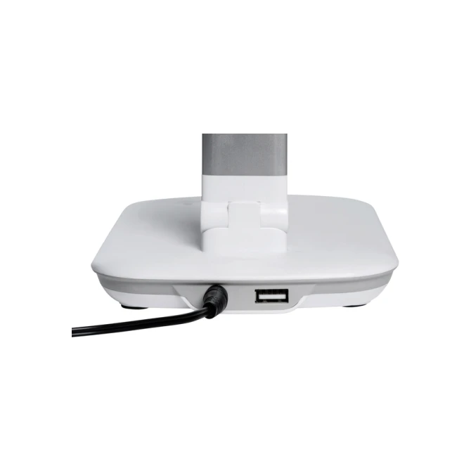 Bureaulamp MAUL Jazzy LED voet dimbaar + usbpoort wit